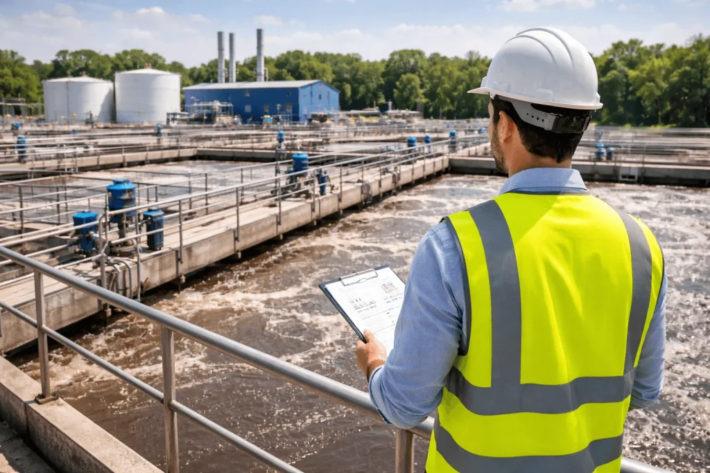 Planta de tratamiento de aguas bien operada